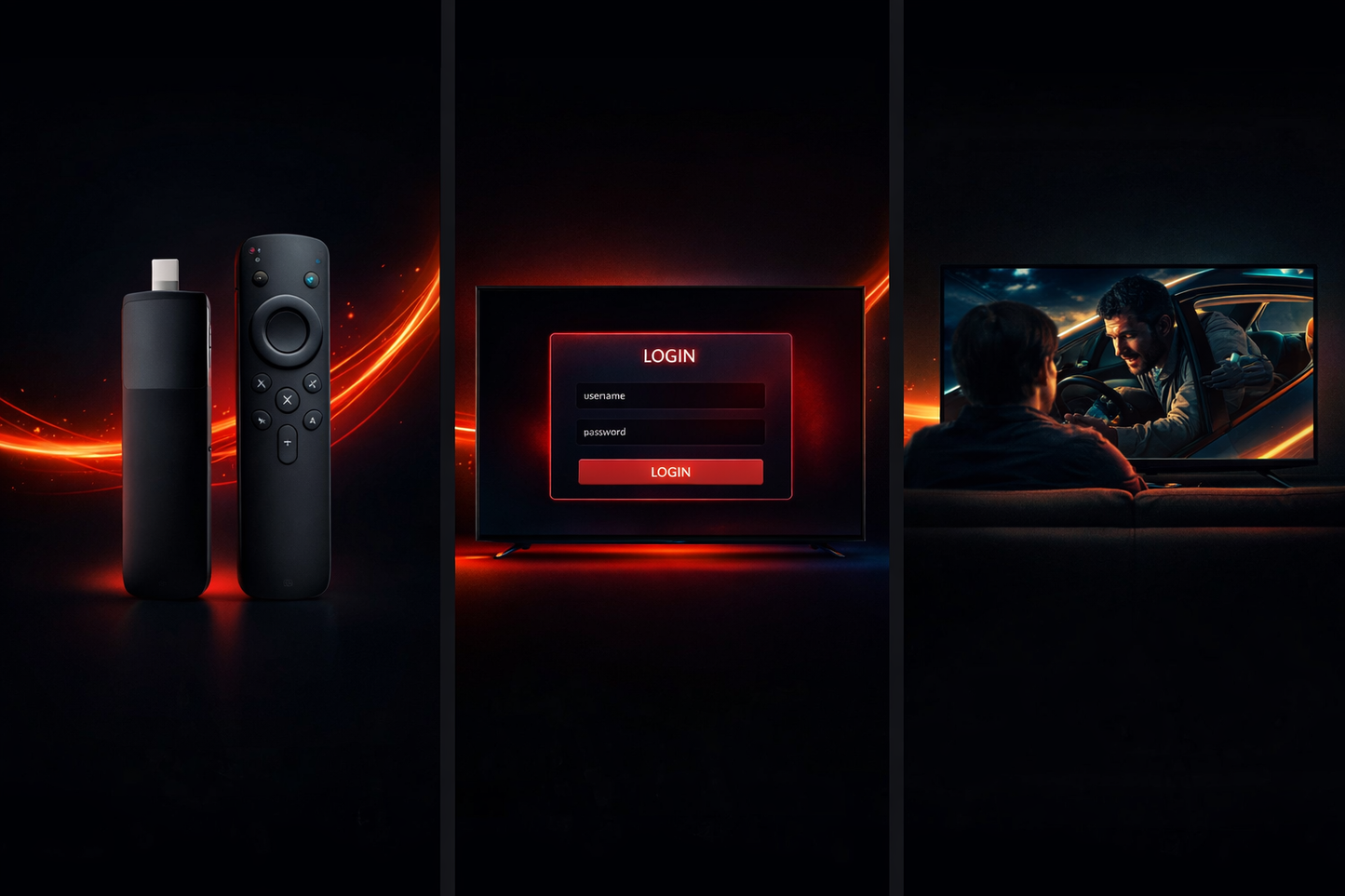 Gaming setup with controller, monitor displaying login screen, and another monitor showing a game.